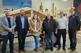 Left to Right: Deputy Mayor Marco Van Huigenbos, Mayor Brent Feyter, Councillor Mackenzie Hengerer, Councillor Gord Wolstenholme, Councillor Jim Monteith, and CAO Anthony Burdett.