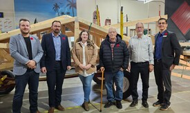 Left to Right: Deputy Mayor Marco Van Huigenbos, Mayor Brent Feyter, Councillor Mackenzie Hengerer, Councillor Gord Wolstenholme, Councillor Jim Monteith, and CAO Anthony Burdett.